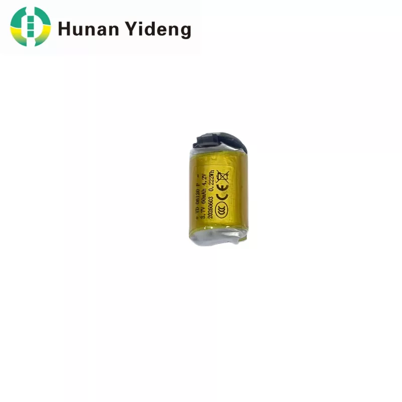 08120 3.7V 60mAh Li Polimer Silinder Bateri