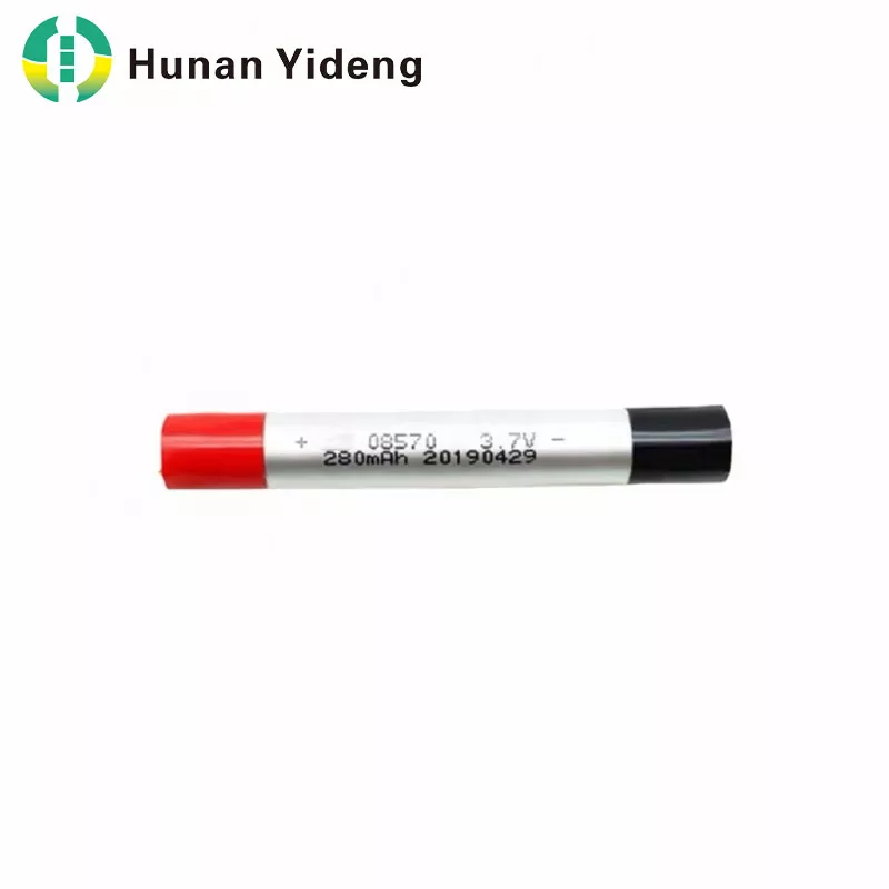 08570 3.7V 280mAh Bateri Li-Polymer Silinder Langsing
