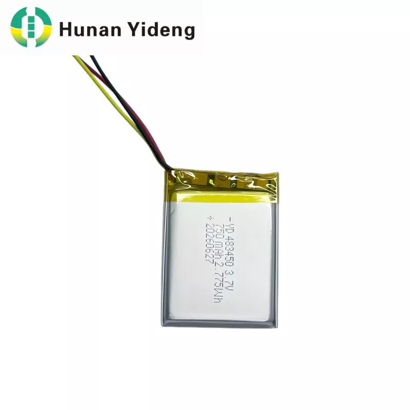 3.7V 750mAh 483447 Bateri Lipo Boleh Dicas Semula Polimer Litium Kecil Kapasiti Tinggi
