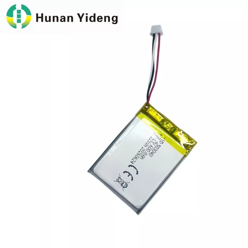 503040 3.7V 600mAh Bateri Boleh Dicas Semula Persegi