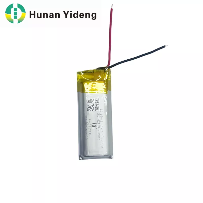 801435 3.7v 500mah Pek Bateri Li Ion 1.48wj untuk Kunci Pintu Pintar